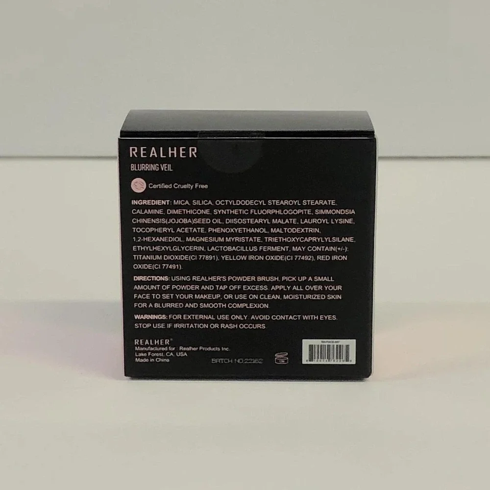 RealHer Blurring Veil Set Your Goal Blue Light Defense Setting Powder NEW